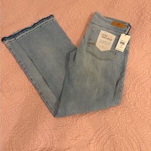 7 For All Mankind Luxe Vintage Light Blue Straight Leg Jeans